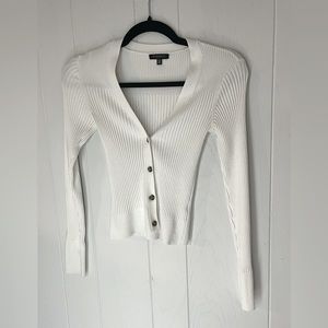 Dynamite Ribbed Button Cardigan